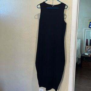 Woman’s Plus Size black Maxi Dress